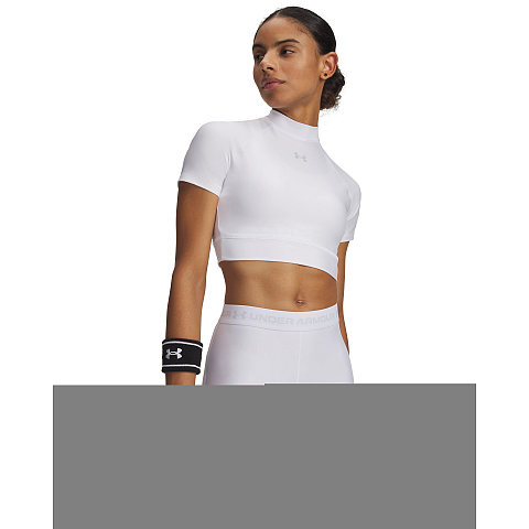 Under Armour HeatGear Top (Kleidung) Mock Neck Kurzärmel Elastan, Polyester