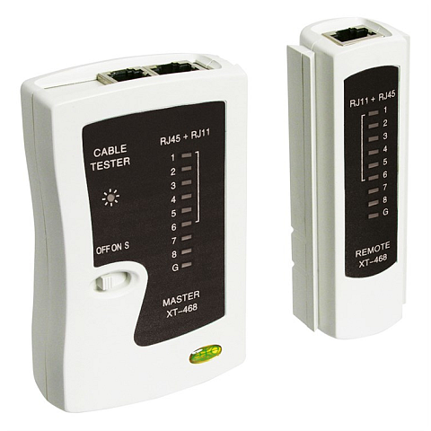 Goobay 68856 Netzwerkkabel-Tester Weiß