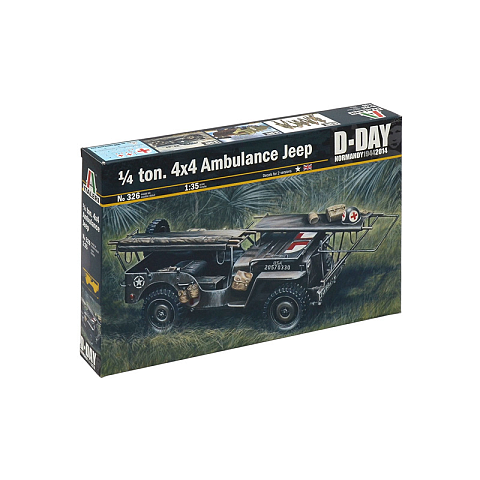Italeri Ambulance Jeep Engineering vehicle model Montagesatz 1:35