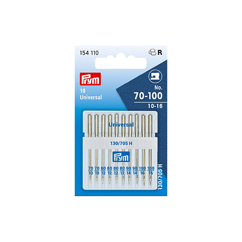 Prym 154110 Nähnadel 10 Stück(e) Nähmaschine Edelstahl Universalnadel