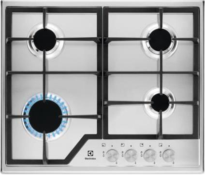 Electrolux EGS6426SX Edelstahl Integriert Gaskochfeld 4 Zone(n)