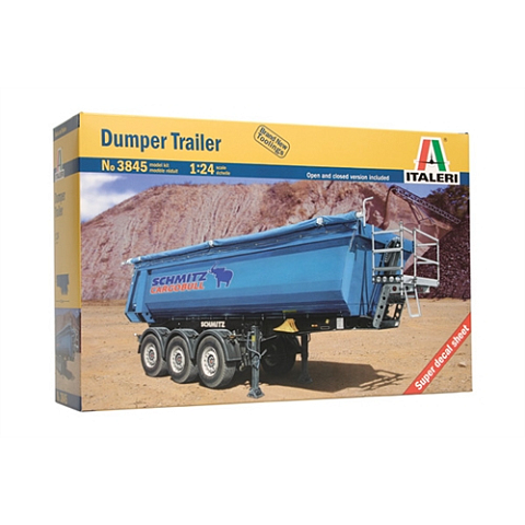 Italeri Dumper Trailer Anhänger Montagesatz 1:24