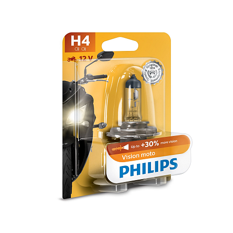 Philips Vision Moto 12342PRBW Motorradscheinwerferlampen
