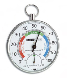 TFA-Dostmann 45.2027 Hygrometer/Psychrometer Drinnen Haarspannungs-Hygrometer Chrom