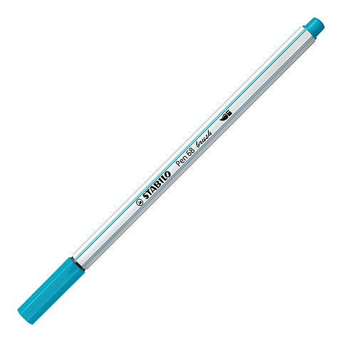 STABILO Pen 68 brush Filzstift Hellblau 1 Stück(e)