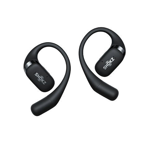 SHOKZ OpenFit Kopfhörer Kabellos Ohrbügel Anrufe/Musik/Sport/Alltag Bluetooth Schwarz