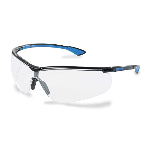 Uvex 9193838 Schutzbrille/Sicherheitsbrille Blau, Schwarz