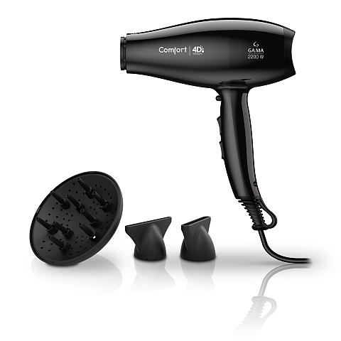 GA.MA Comfort 4D Haartrockner 2200 W Schwarz