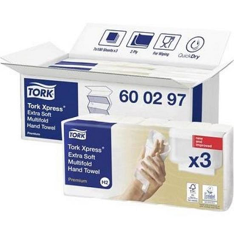 Tork 600297 Papiertuch 100 Blätter Weiß