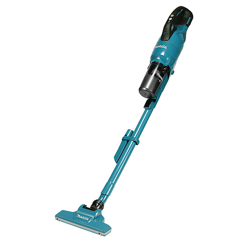 Makita DCL286FRF Stabstaubsauger/Elektrischer Besen 2-in-1-Stabstaubsauger Akku Trocken Zyklonal Beutellos 0,25 l 100 W Schwarz, Blau 3 Ah