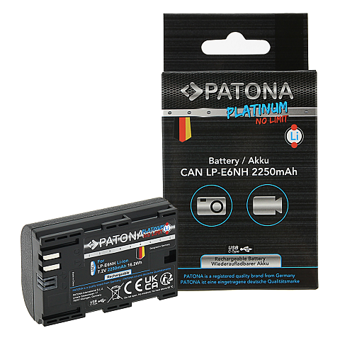 PATONA 1361 Kamera-/Camcorder-Akku Lithium-Ion (Li-Ion) 2250 mAh