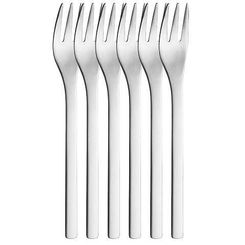 Puresigns Kuchengabel One Extra matt ES 18/10 6er Set