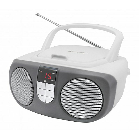 Soundmaster SCD1400WE CD-Player Grau, Weiß Tragbarer CD-Player