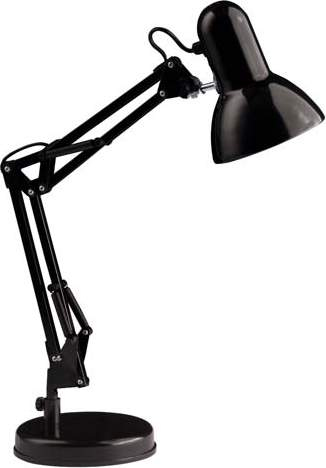 Brilliant Henry Tischleuchte E27 LED Schwarz