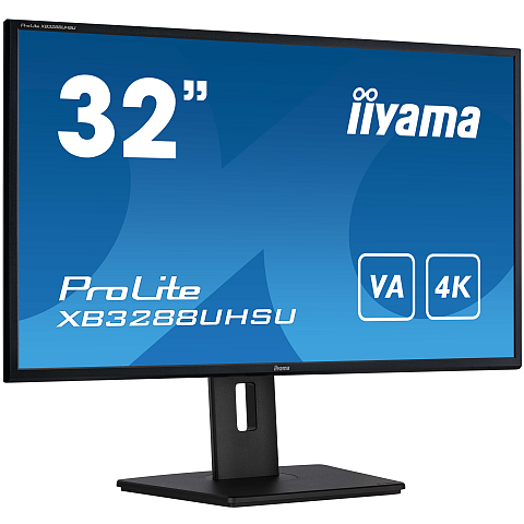 iiyama ProLite XB3288UHSU-B5 Computerbildschirm 80 cm (31.5") 3840 x 2160 Pixel 4K Ultra HD LCD Schwarz