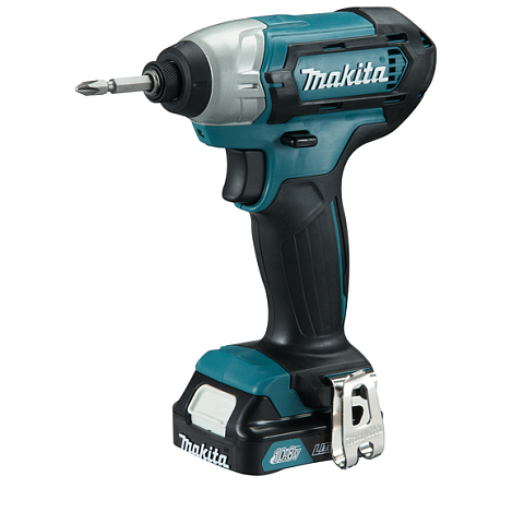 Makita TD110DSMJ Schraubendreher 1/4" 2600 RPM 110 Nm Schwarz, Türkis 10,8 V