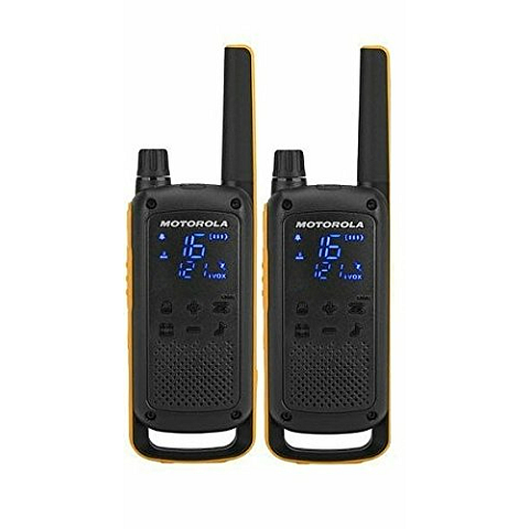 Motorola Talkabout T82 Extreme Twin Pack Funksprechgerät 16 Kanäle Schwarz, Orange