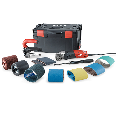 Flex BSE 14-3 100 Set Schwingschleifer 3500 RPM Schwarz, Rot 1400 W