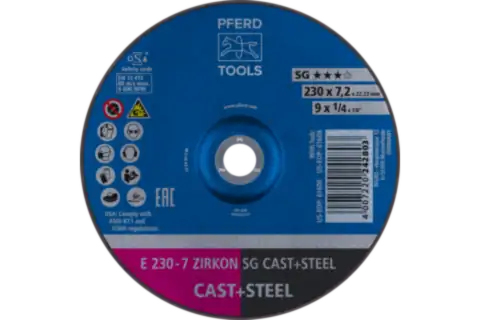 PFERD Grinding wheels ZIRKON SG CAST+STEEL Winkelschleifer