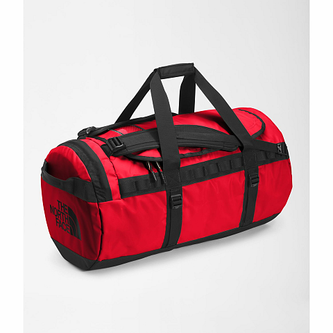 The North Face NF0A52SA Seesack 71 l Nylon, Polyester Schwarz, Rot