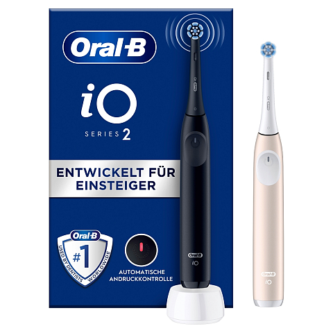 Oral-B iO Series 2 Erwachsener Vibrierende Zahnbürste Schwarz, Pink