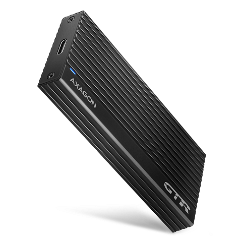Axagon EEM2-GTR Externe USB-C 3.2 Gen 2 Metallbox für M.2 NVMe SSDs