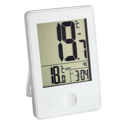 TFA-Dostmann Pop Elektronisches Umgebungsthermometer Drinnen/Draußen Weiß