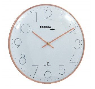 Technoline WT 8235 Wand- /Tischuhr Quarzuhr Kreis Roségold