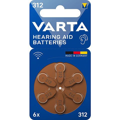 Varta 312 Einwegbatterie PR41 Zink-Luft