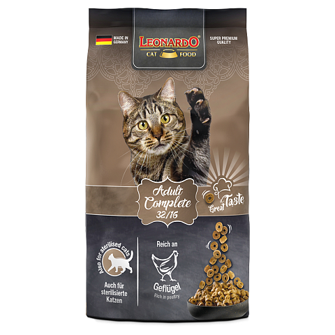 Leonardo Cat Food 753115 Katzen-Trockenfutter 1,8 kg Adult Geflügel
