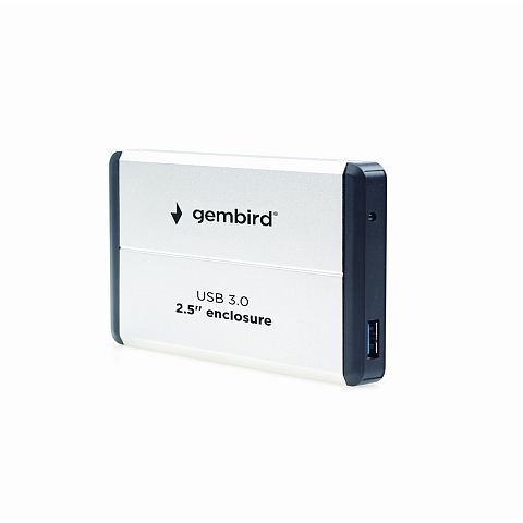 Gembird EE2-U3S-2-S Speicherlaufwerksgehäuse HDD-Gehäuse Silber 2.5"