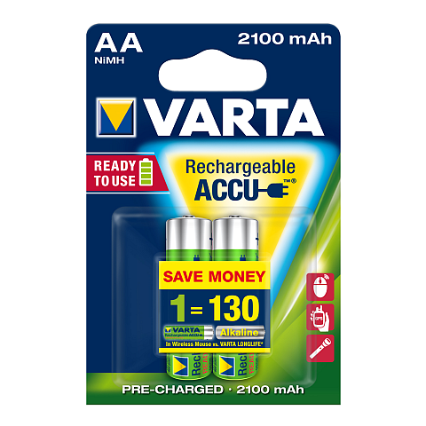 Varta Longlife Wiederaufladbarer Akku AA Nickel-Metallhydrid (NiMH)