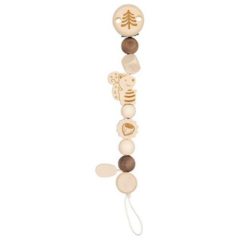Goki 65309 Schnullerkette Natürlich/Natur Junge/Mädchen