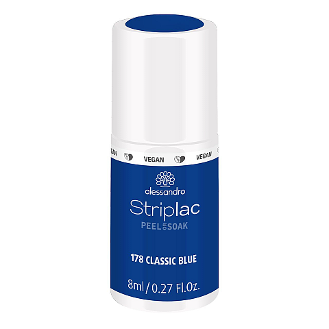 alessandro Striplac Peel or Soak 178 Classic Blue 8ml