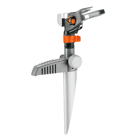 Gardena 8136-20 Wassersprinkler Impuls-Wassersprenger Grau, Orange, Silber