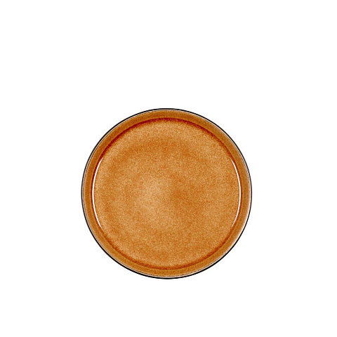 BITZ 821405 Teller Essteller Rund Steingut Beige, Schwarz 1 Stück(e)