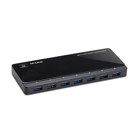 TP-Link UH720 Schnittstellen-Hub USB 3.2 Gen 1 (3.1 Gen 1) Micro-B 5000 Mbit/s Schwarz