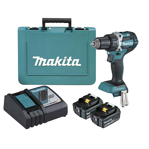Makita DDF484RTE Bohrmaschine 2000 RPM 1,2 kg Schwarz, Blau