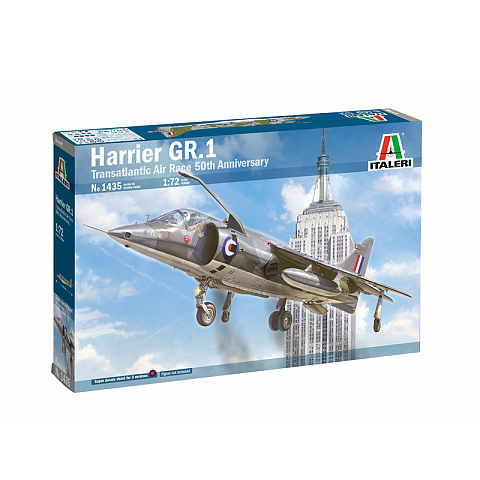 Italeri Harrier GR.1 Starrflügelflugzeug-Modell Montagesatz 1:72