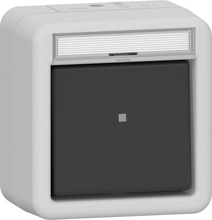 GIRA 315630 Elektroschalter Wippschalter 1P Grau