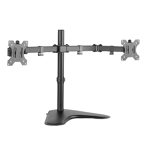 LogiLink BP0045 Flachbildschirm-Tischhalterung 81,3 cm (32") Tisch/Bank Schwarz, Edelstahl