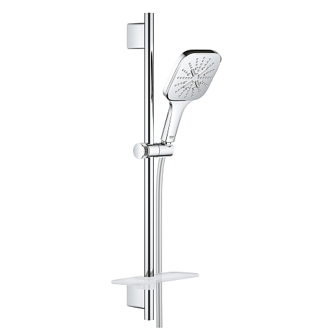 GROHE Rainshower SmartActive 130 Cube Duschsystem 1 Kopf/Köpfe Wand Chrom