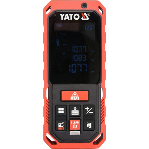 Yato YT-73126 Entfernungsmesser Laser-Distanzmessgerät Schwarz, Rot 40 m