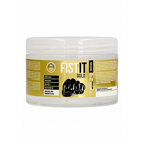SHOTS Toys Fist It Gold Anal 500 ml 565 g Gleitmittel auf Wasserbasis