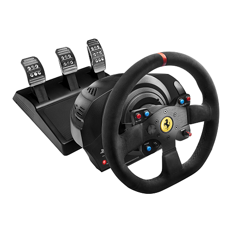 Thrustmaster T300 Ferrari Integral Racing Wheel Alcantara Edition Schwarz Lenkrad + Pedale Analog / Digital PC, PlayStation 4, Playstation 3