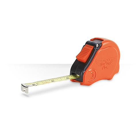 Games Workshop 65-02 Maßband 3 m Gummi Schwarz, Orange