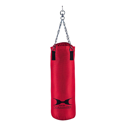 HAMMER 92007 Boxsack & Pratze Erwachsener Schlagpolster Rot