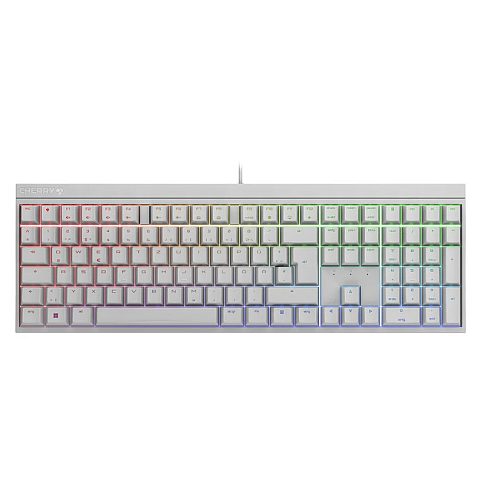 CHERRY MX 2.0S Tastatur Gaming USB QWERTZ Deutsch Weiß