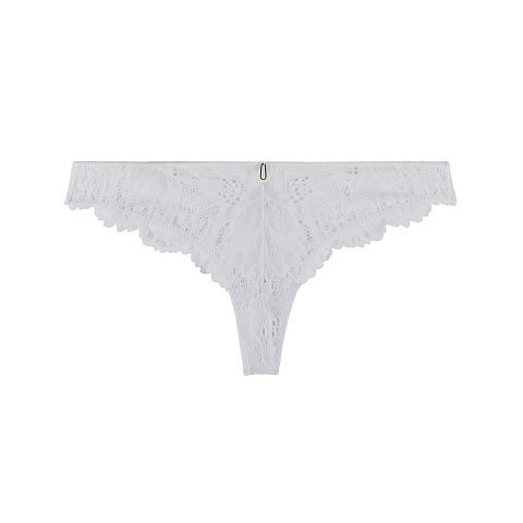 Aubade Flowermania Tanga-Höschen Weiß