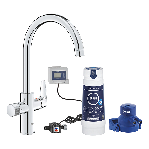 GROHE Blue Pure BauCurve Chrom